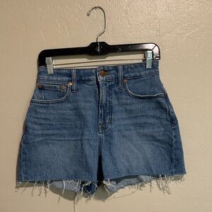 Madewell Denim High-Waisted Shorts
